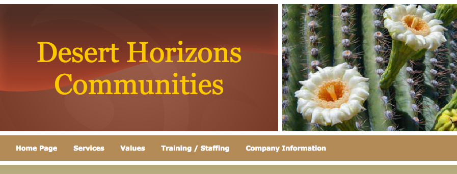 Biz awards — Desert Horizon Communities